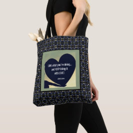 LOVE Vad Du Gör Tote av Adiela Akoo Tygkasse