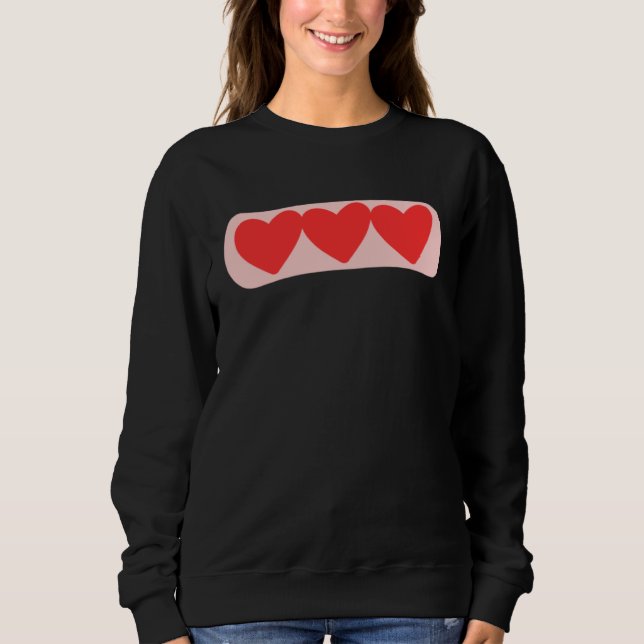 Love Valentine s Day Couple Relationship Heart In  T Shirt (Framsida)