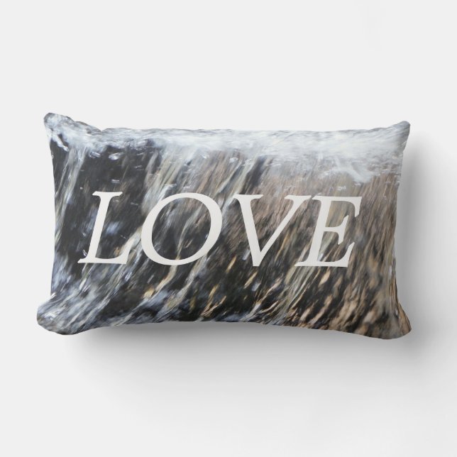 lOVE vattenfall inspiration kudde (Framsida)
