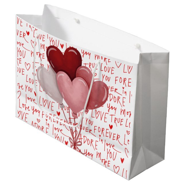 Love Vibes Large Gift Bag (Framsidan Vinklad)