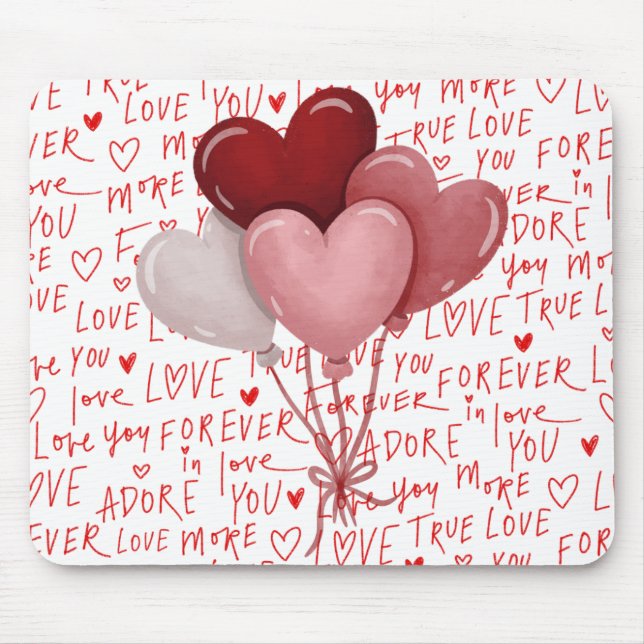 Love Vibes Mousepad Musmatta (Framsidan)