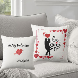 Love Vibes Personalized Throw Pillow Kudde