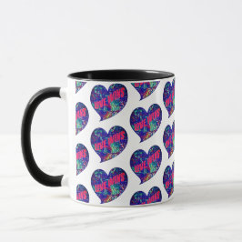 Love Wins Inspirational Words Art Heart Mugg