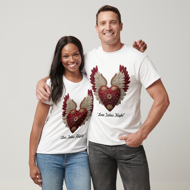 “Love With Wings” T Shirt (Unisex)
