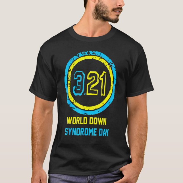 Love World Down Syndrome Awareness Day Love 7 T Shirt (Framsida)