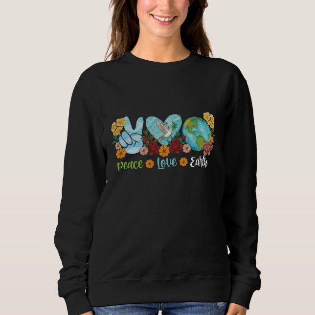 Love World Earth Day 2023 Planet Environmental Ani T Shirt (Framsida)