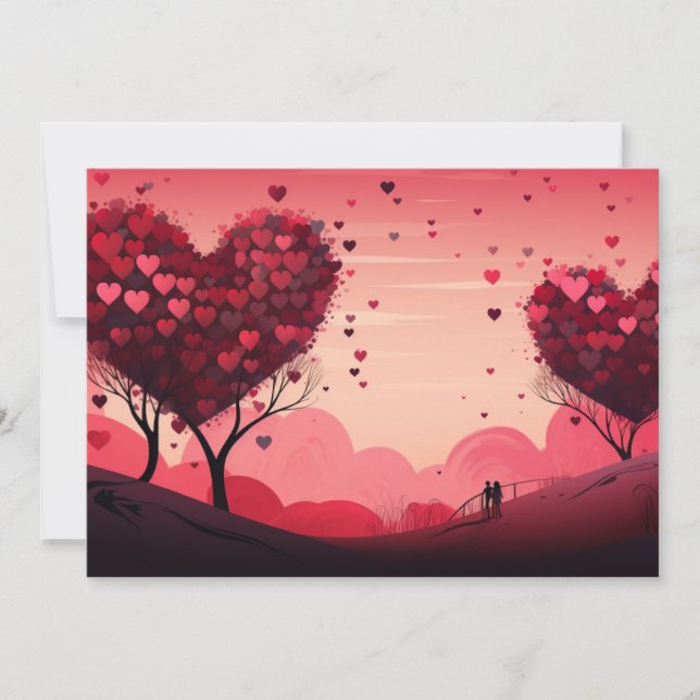 Love World: Skriv ditt brev - Valentinskort Julkort (Framsida)