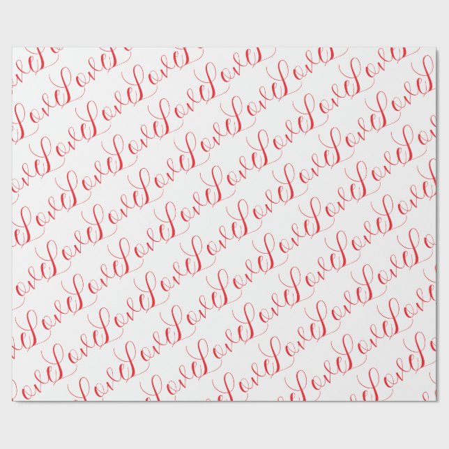 Love Wrapping Paper Presentpapper (Platt)