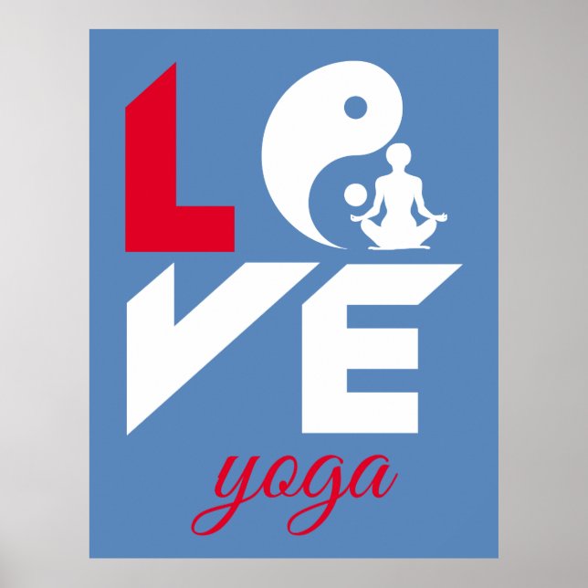 Love yoga poster (Framsidan)