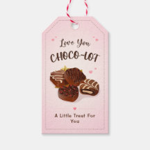 Love You Choco-lot Pun Chocolate Praline Truffelku