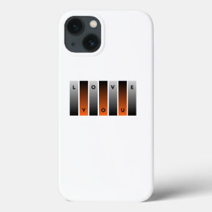 Love you citat typografi iphone 13 fodral