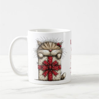 “Love You Fur-Ever” Cute Cat Gift Valentine Mug Kaffemugg