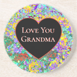 "Love You Grandma" Sandstone Coaster Underlägg