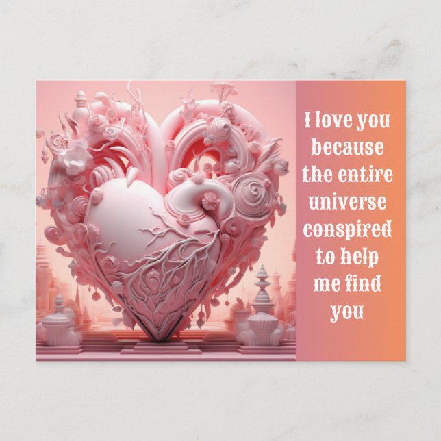 Love you  helg vykort (Framsida)