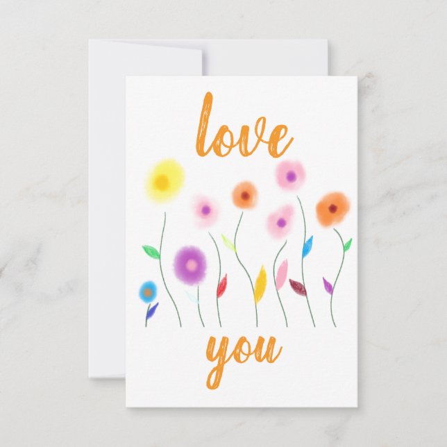 love you Invitation Inbjudningar (Framsida)