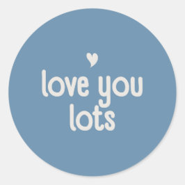 Love You Klistermärke - Bloom & Stick