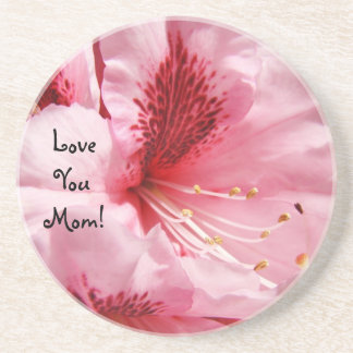 Love You Mamma! dryckesunderlägg sandsten Blommig