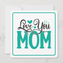 Love You Mamma Julkort