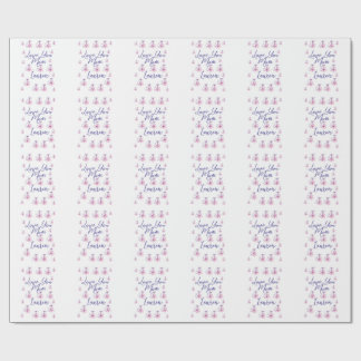 love you mom purple mauve florals mauve name simpl presentpapper