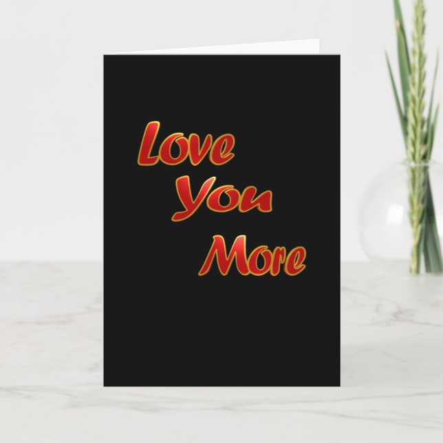 Love You More Balanced Visual Design  Kort (Framsida)