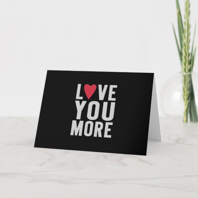 Love You More Polished Style  Kort (Framsida)
