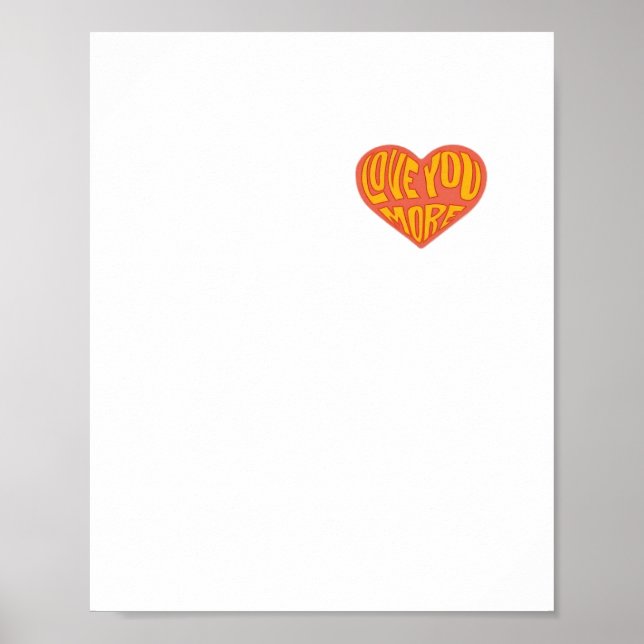 Love You More Rent Layout Stil  Poster (Framsidan)