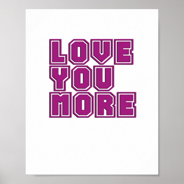 Love You More Timeless Appeal Style  Poster (Framsidan)