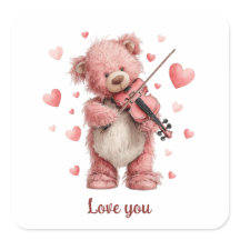 Love You Teddy med fiol