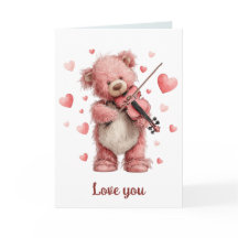Love You Teddy med fiol