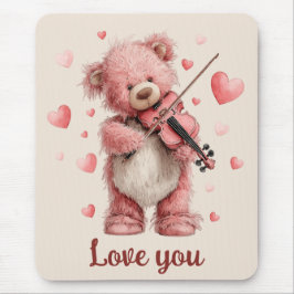Love You Teddy with Violin Musmatta