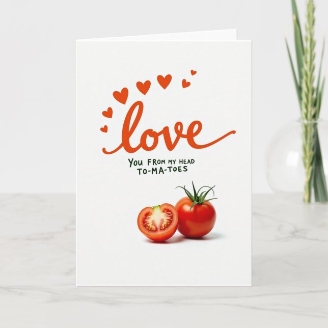 Love You To Ma Toes Card Kort (Framsida)
