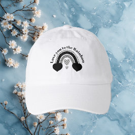 Love you to the Rainbow Valentine Heart Love Quote Keps