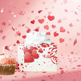 Love You Wrapping Paper Presentpapper