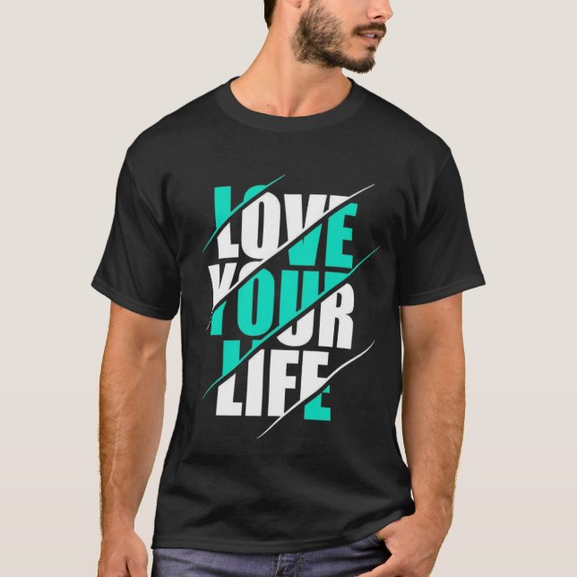 Love Your Life Essential T-Shirt Sell (Framsida)