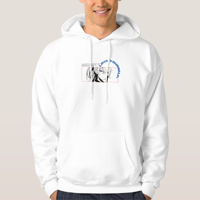 Love Yourself Hoodie / T-Shirt – Minimalist Self-L (Framsida)
