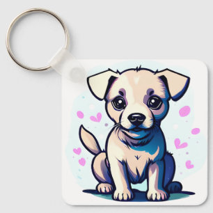 Loveable Lab Nyckelring