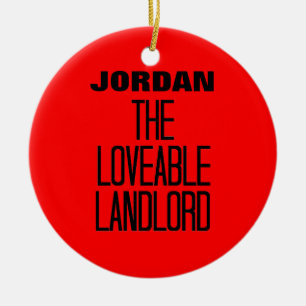 Loveable Landlord Julgransprydnad Keramik