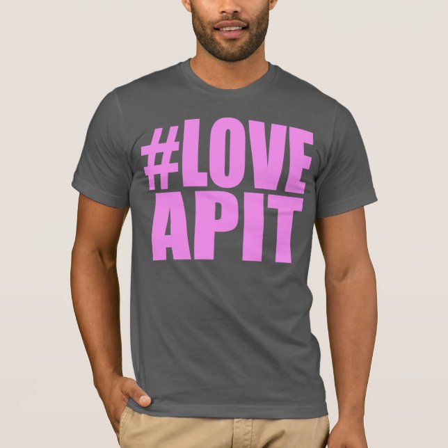 #LOVEAPIT Manar Rosa AA T-Shirt- ANDRA FÄRG AVAIL Tee (Framsida)