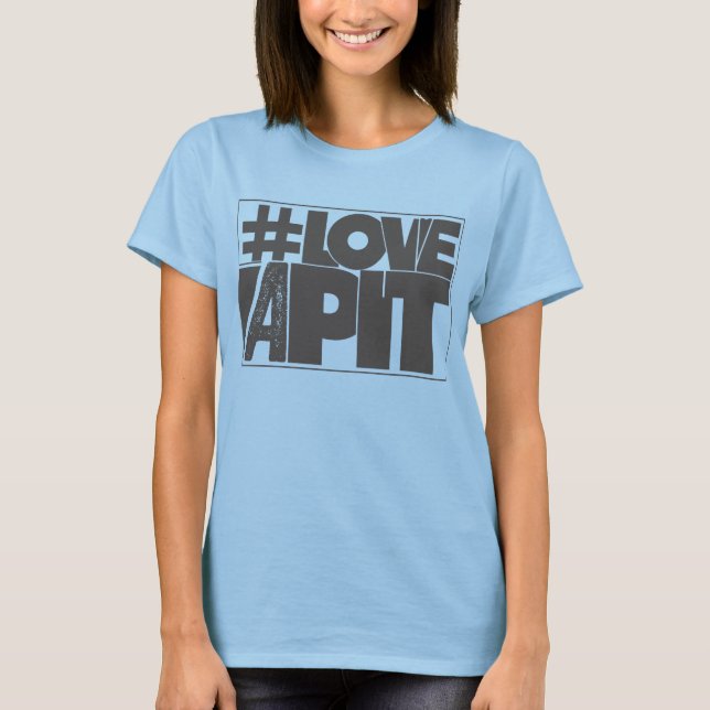 #LOVEAPIT Retro Stil Tee Shirt (Framsida)