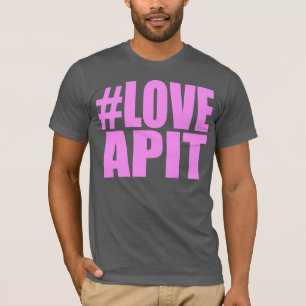 #LOVEAPITmanar rosa T-Skjorta för AA ANNAN Tee