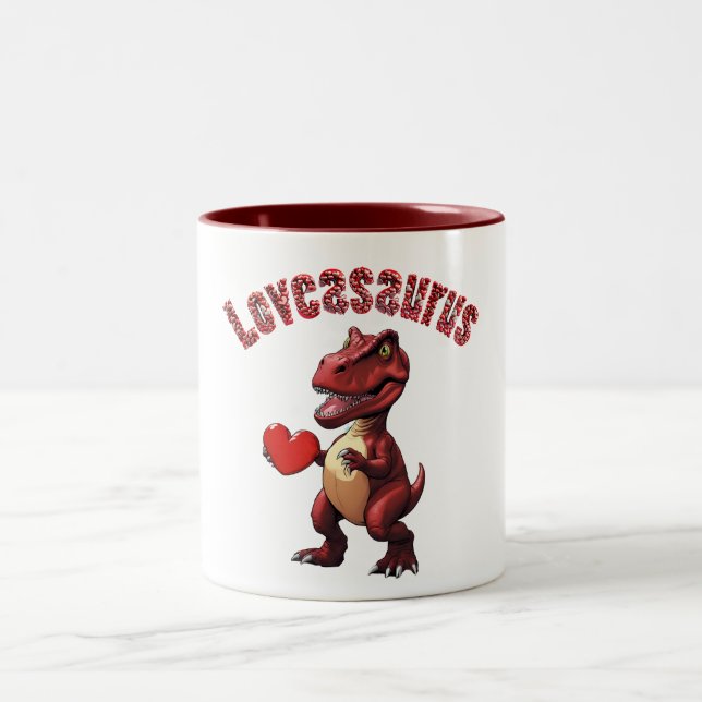 Loveasaurus Dinosaur Mugg (Center)