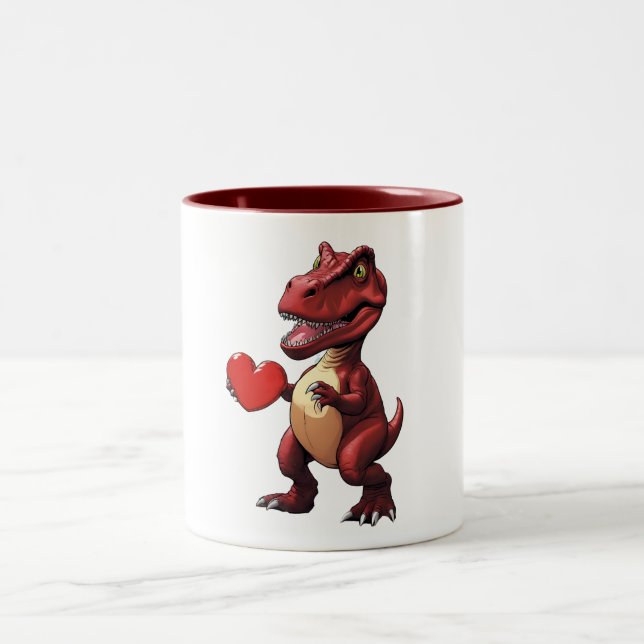 Loveasaurus Dinosaur Mugg (Center)