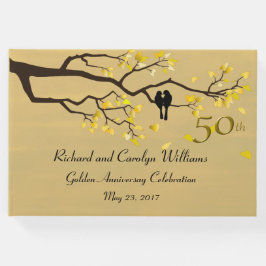 Lovebird Golden-årsdagen Gästböcker