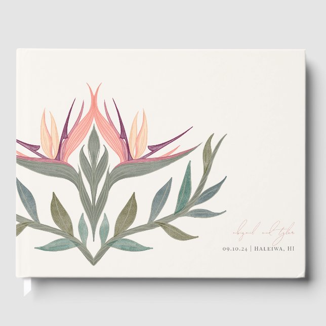 Lovebird i Paradise Gästböcker (Framsida)