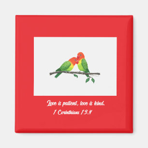 Lovebird inspirational Magnet