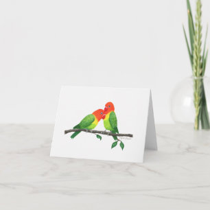 Lovebird-inspirationskort Kort