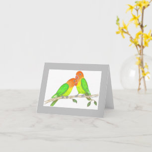 Lovebird-inspirationskort Kort