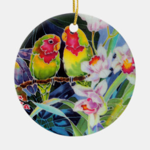 Lovebird Julgran Julgransprydnad Keramik