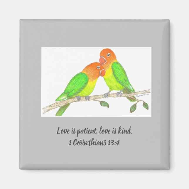 Lovebird Magnet (Framsidan)