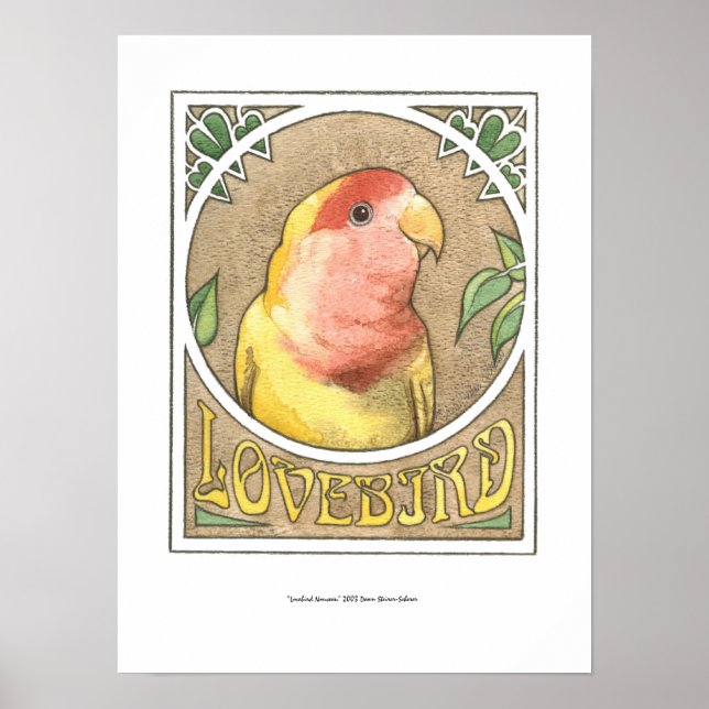 Lovebird Nouveau Poster (Framsidan)